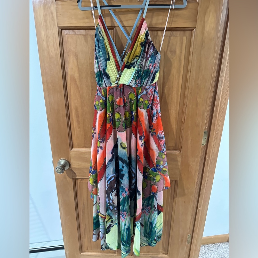 alice+olivia Lola Handkerchief Dress size 4